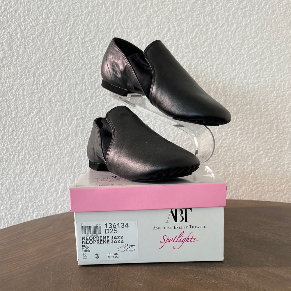 ABT Black Neoprene Jazz Shoes